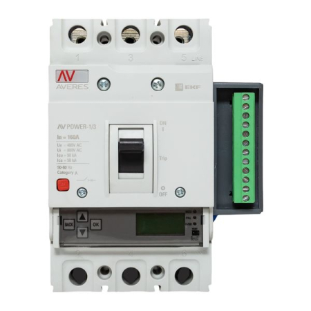 Автоматический выключатель AV POWER-1/3 160А 50kA ETU6.2