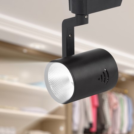 Светильник TR1 - 20 BK Трековый  ЭРА 20Вт черный COB