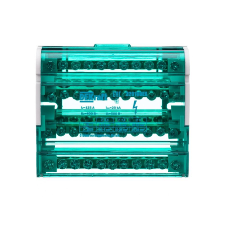 Кросс-модуль на DIN-рейку 4х11 групп, 125А ШН-103 DEKr