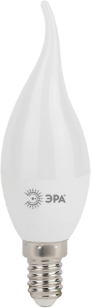 Лампа светодиодная Эра LED BXS-7W-827-E14 (диод, свеча на ветру, 7Вт, тепл, E14)