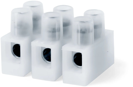 Клемник Полиамид 6.6, 3p,110°С,450V, 32A, 4мм.кв.