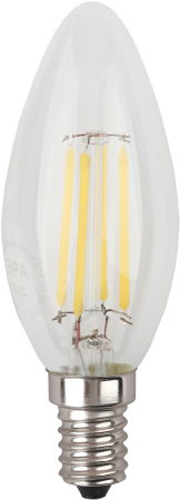 F-LED B35-11w-840-E14 ЭРА (филамент, свеча, 11Вт, нейтр, E14) (10/100/5000)