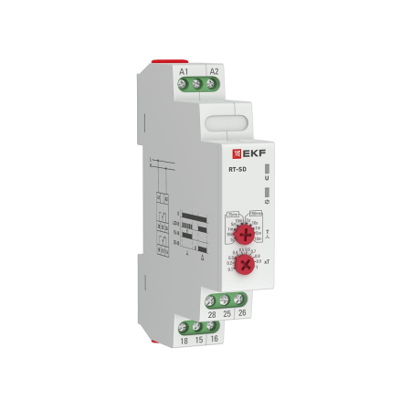Реле времени (для двигателей "звезда-треугольник") RT-SD 12-240В EKF PROxima