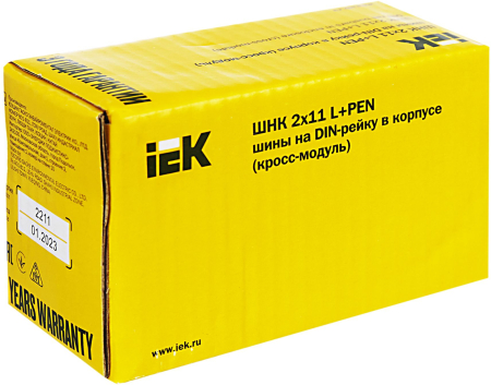 Шины на DIN-рейку (кросс-модуль) ШНК 2х11 L+PEN IEK