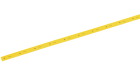 Трубка термоусадочная ТТУ нг-LS 1/0,5 желтая 1м IEK
