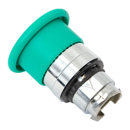 Исполнительный механизм кнопки XB4 "Грибок" зеленый возвратный без фиксации без подсветки IP65 EKF