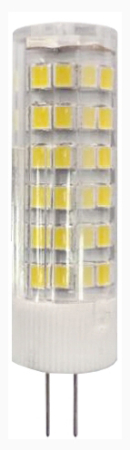 Лампы СВЕТОДИОДНЫЕ СТАНДАРТ LED JC-7W-220V-CER-827-G4  ЭРА (диод, капсула, 7Вт, тепл, G4)