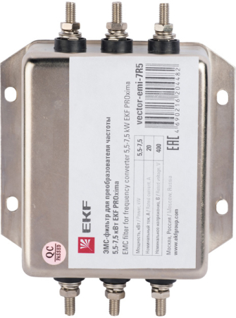 ЭМС-фильтры для преобразователя частоты 5,5-7,5 кВт