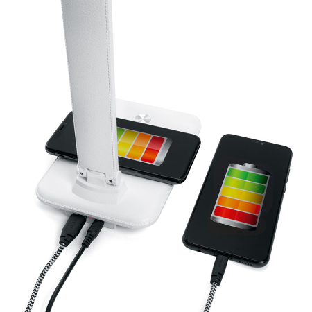 Настольный светодиодный светильник Feron DE1728  25W, 3000-6000К, 100-240V, белый