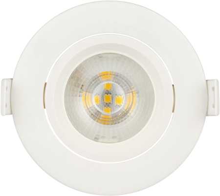 Светильник KL LED 22A-5 4K WH  ЭРА светодиодный круглый поворотн. LED SMD 5W 4000K, белый