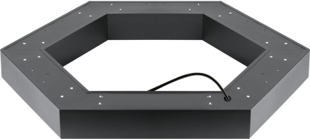 SPO-123-B-40K-045 ЭРА Светодиодный светильник 600*600*80 см 45Вт 4000К Черный корпус ЛТ