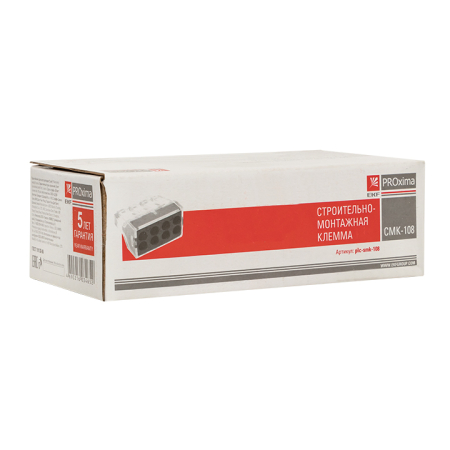 Клемма СМК 773-108 (с пастой) 8 отверстий 1,0-2,5 мм2 EKF PROxima