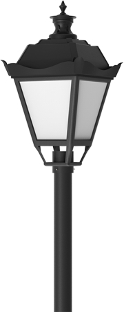 Светодиодный светильник "ВАРТОН" парковый Retro 40W торцевой 4000К