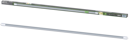 Лампа светодиодная линейная Т8 30 Вт, 230 В, 4000 К, G13, 1200 мм, прозрачная TDM