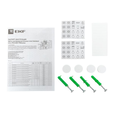 Щит распределительный навесной "Unix" прозрачная дверь 1х24 модулей IP40 EKF PROxima