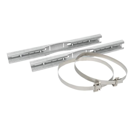 Комплект крепления на столб монтажной полосой (ширина шкафа до 400 мм) EKF Basic