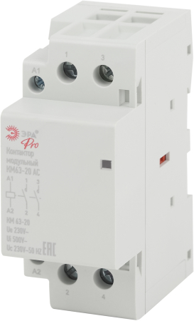 Контактор модульный ЭРА PRO NO-902-296 КМ63-20 AC