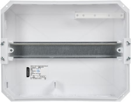 Корпус пластиковый ЩРВ-П-12 черн. прозр. дверь IP41 GENERICA