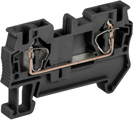 Клемма пружинная КПИ 2в-4 41А черный IEK