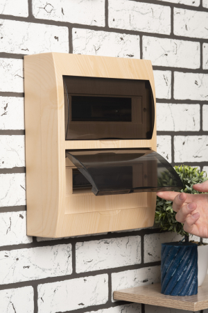 Щит распределительный навесной ЩРН-П-24 светлое дерево IP41 EKF PROxima