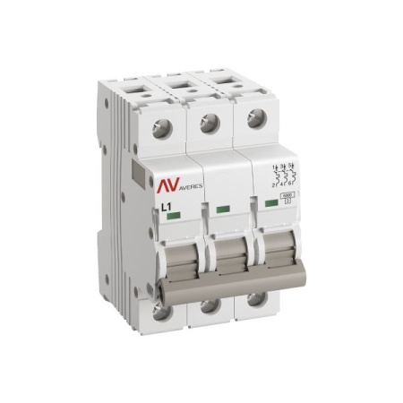Выключатель автоматический AV-6 3P 1A (L) 6kA EKF AVERES