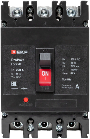 Автоматический выключатель LS250 25кА 3P 250А ProPact EKF