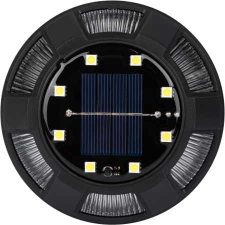 ERAST024-01  Светильник уличный ЭРА ERAST024-01 на солнечной батарее подсветка Таблетка, сталь, пластик d 11 см