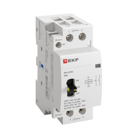 Контактор модульный КМ РУ 40А 2NO (2 мод.) EKF PROxima