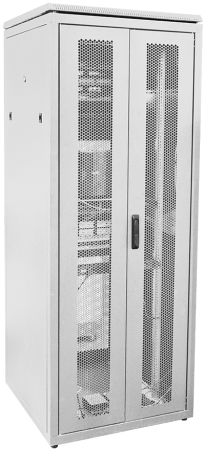 ITK LINEA N 28U 800х800мм распашн. перф. дв. задн. перф. сер