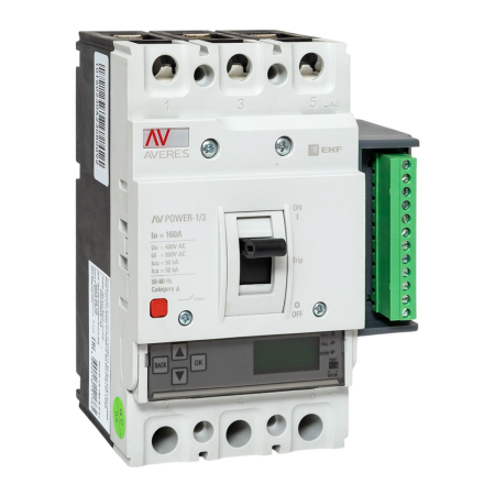 Автоматический выключатель AV POWER-1/3 160А 50kA ETU6.2