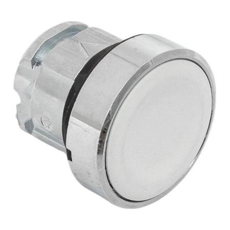 Исполнительный механизм кнопки XB4 белый плоский возвратный без фиксации, без подсветки IP65 EKF