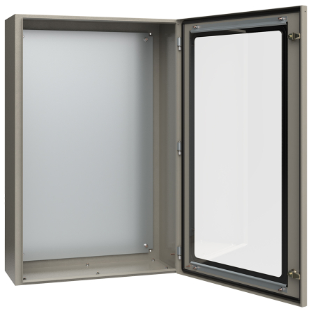 Корпус металлический ЩМП-5-0 (1000х650х285мм) У2 IP54 прозрачная дверь IEK