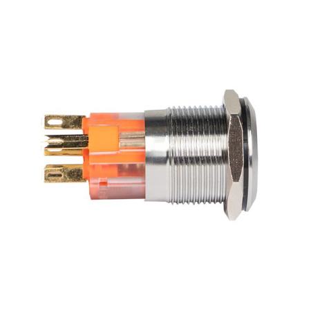 Кнопка S-Pro67 19 мм без фикс. с белой подсв. 230В EKF PROxima
