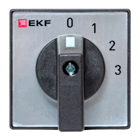 Переключатель кулачковый ПК-1-101 25А 1P «0-1-2-3» IP65 EKF