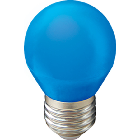 ERABL45-E27 ЭРА LED Р45-1W-E27 ЭРА (диод. шар син., 4SMD, 1W, E27, для белт-лайт) (10/100/6000)