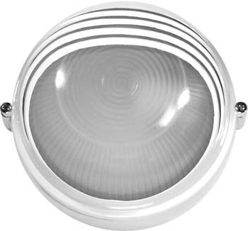 Светильник НПП1307 белый/круг ресничка 60Вт IP54 IEK