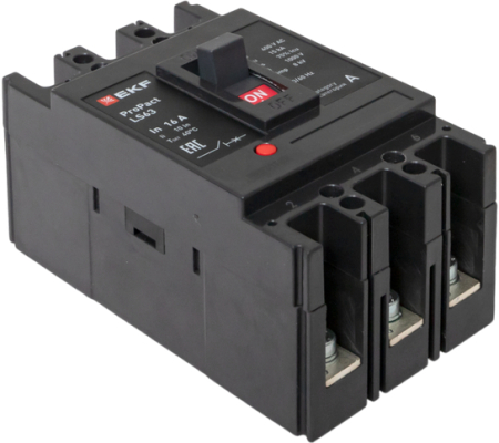 Автоматический выключатель LS63 15кА 3P 16А ProPact EKF