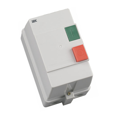 Контактор КМИ22560 25А в оболочке Ue=220В/АС3 IP54 IEK
