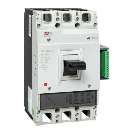 Автоматический выключатель AV POWER-3/3 400А 50kA ETU2.2