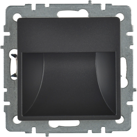 BRITE Подсветка LED встраиваемая ПЛ20-БрЧ черн. IEK
