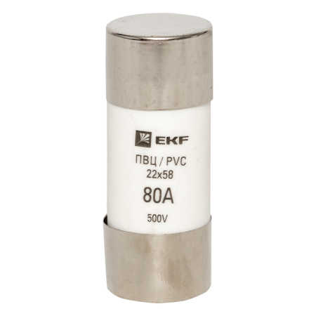 Плавкая вставка цилиндрическая ПВЦ (22х58)  80А EKF PROxima