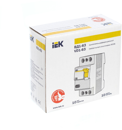 УЗО ВД1-63 2Р 32А 100мА IEK
