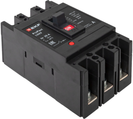 Автоматический выключатель LS63 15кА 3P 25А ProPact EKF