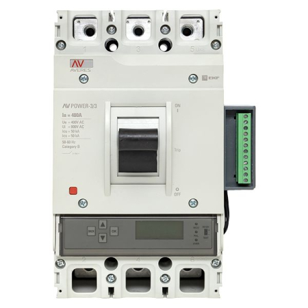 Автоматический выключатель AV POWER-3/3 400А 50kA ETU6.2