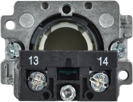 Кнопка LA167-BAF21 d=22мм 1з черная IEK