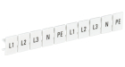 Маркеры для КПИ-6мм2 с символами "L1, L2, L3, N, PE" IEK