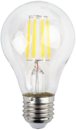 Лампы СВЕТОДИОДНЫЕ F-LED F-LED A60-9W-840-E27  ЭРА (филамент, груша, 9Вт, нейтр., Е27)