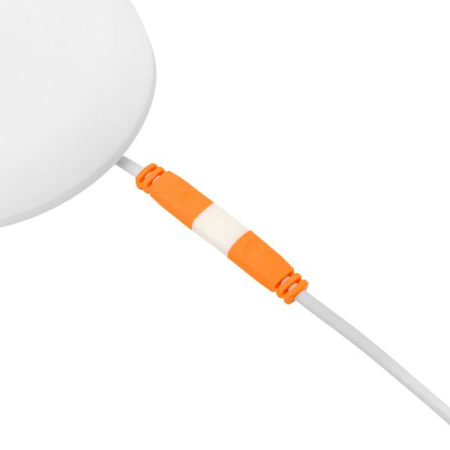 Светодиодный встраиваемый даунлайт безрамочный ДВО 1102 круглый 10Вт 4000K IP20 LUMA EKF