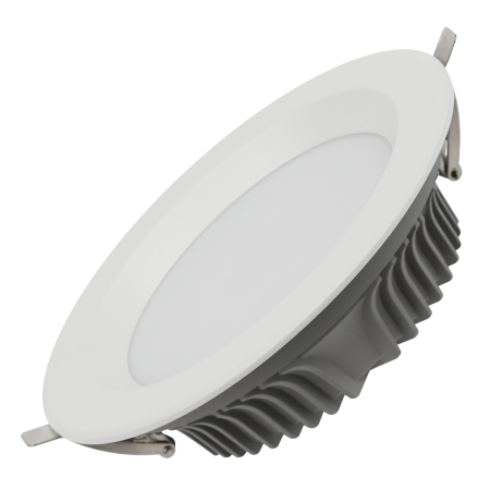 Светильник даунлайт светодиодный ЭРА SDL-10-90-40K-W24 встраиваемые круглые 24Вт 4000K 2160Лм 195х195х65