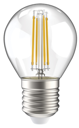 Лампа LED G45 шар прозр. 5Вт 230В 4000К E27 серия 360° IEK